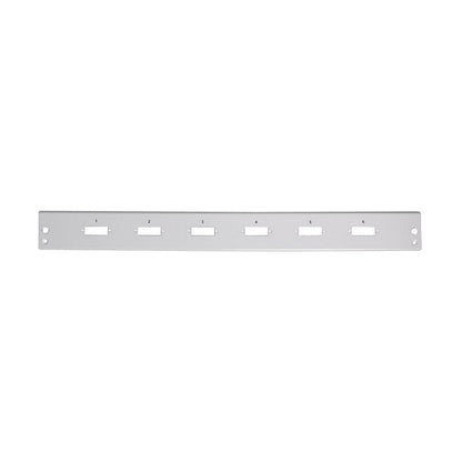 EFB Frontblende 6 x SC Duplex/LC Quad vertikal, grau