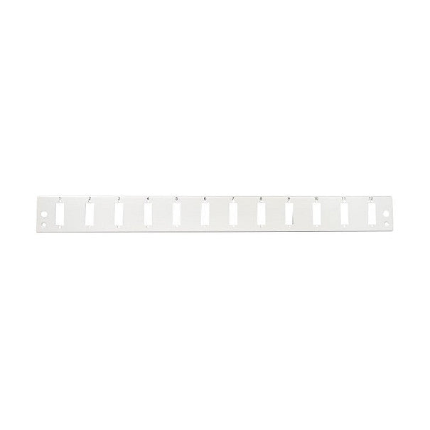 EFB Frontblende 6 x SC Duplex/LC Quad vertikal, grau