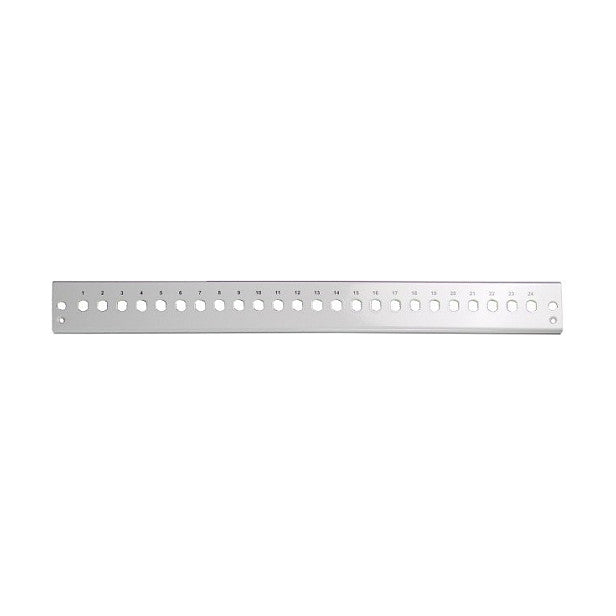 EFB Frontblende 12 x ST/FC (D-hole), grau