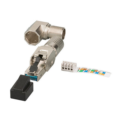 EFB RJ45 Premium Stecker STP, Cat.6A/ClassEA feldkonfektionierbar, vollmetall
