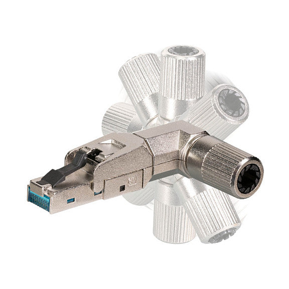 EFB RJ45 Premium Stecker STP, Cat.6A/ClassEA feldkonfektionierbar, vollmetall