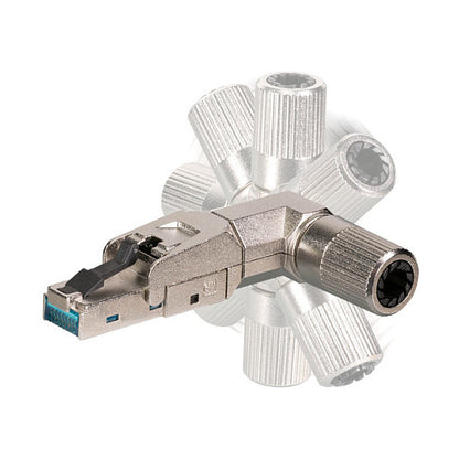 EFB RJ45 Premium Stecker STP, Cat.6A/ClassEA feldkonfektionierbar, vollmetall