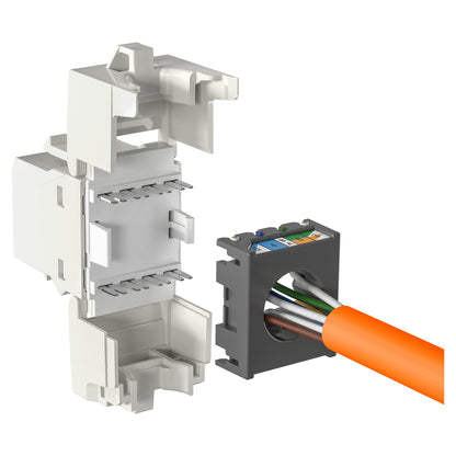 EFB RJ45 Keystone UTP, Cat.6, 250MHz, Komponenten zertifiziert, wei