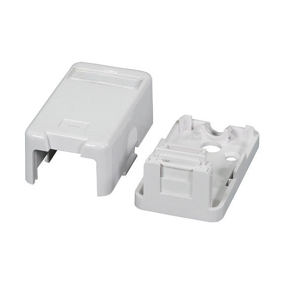EFB Keystone Verteilerbox Aufputz, 1-Port, Staubschutz selbstschlieend