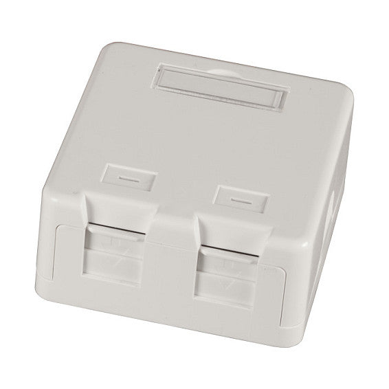EFB Keystone Verteilerbox Aufputz, 1-Port, Staubschutz selbstschlieend