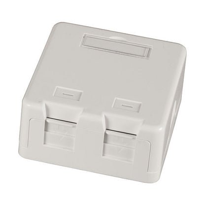 EFB Keystone Verteilerbox Aufputz, 1-Port, Staubschutz selbstschlieend