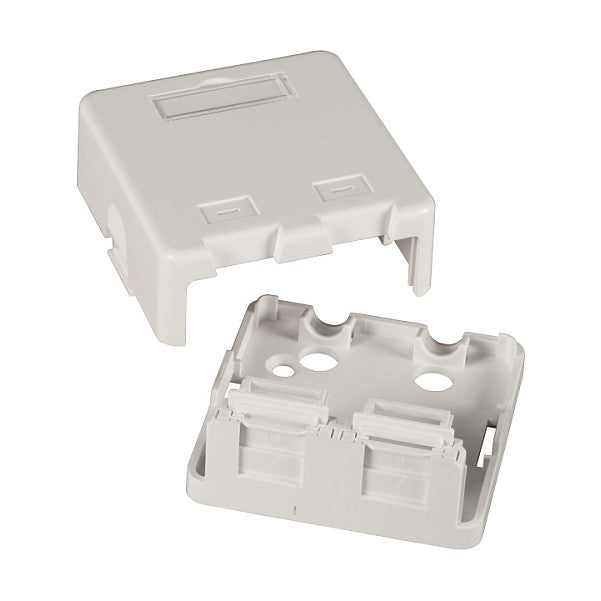 EFB Keystone Verteilerbox Aufputz, 1-Port, Staubschutz selbstschlieend