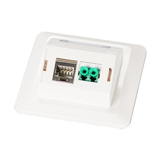 EFB Multifunktions-Rahmenset mit 1-und 2-Port Adapter Keystone Format(HDMI,USB,