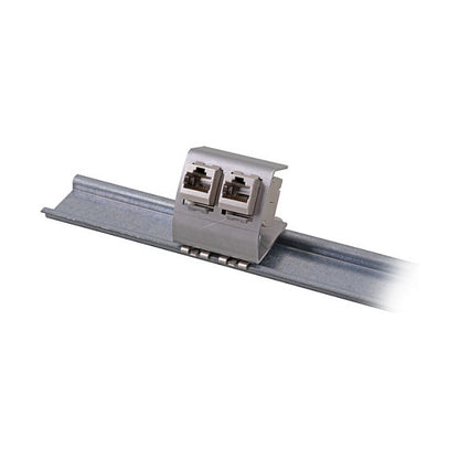 EFB Keystone Modulhalter fr Hutschiene, Edelstahl, fr 1x Keystone