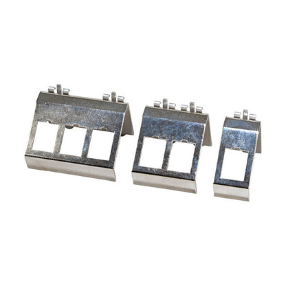 EFB Keystone Modulhalter fr Hutschiene, Edelstahl, fr 1x Keystone