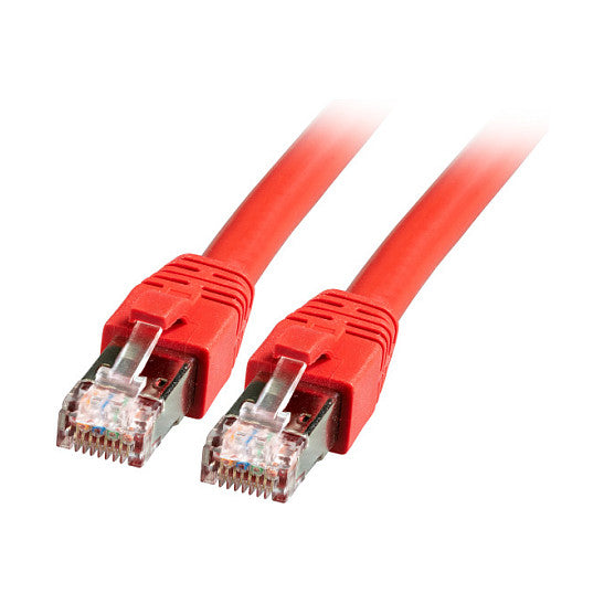 EFB RJ45 Patchkabel Cat.8.1 S/FTP LSZH BC rot 0,5m