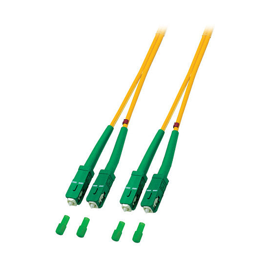 EFB Duplex Patchkabel SC/APC-SC/APC OS2 G652D 2m LSZH 3mm gelb