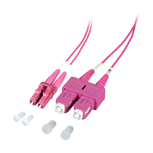 EFB Duplex Patchkabel LC-SC OM4 1m LSZH 1,2mm erikaviolett