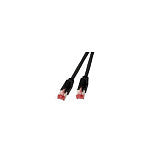 EFB RJ45 Patchkabel Cat.6A S/FTP LSZH Draka UC900 TM21 schwarz 5m