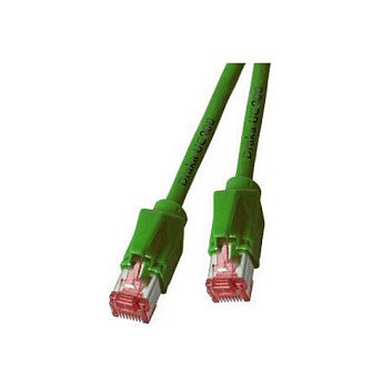 EFB RJ45 Patchkabel Cat.6A S/FTP LSZH Draka UC900 TM21 grn 15m