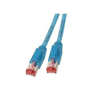 EFB RJ45 Patchkabel Cat.6A S/FTP LSZH Draka UC900 TM21 blau 1,5m