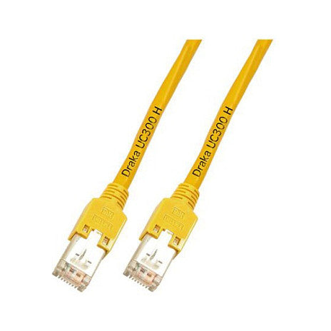 EFB RJ45 Patchkabel Cat.5e F/UTP LSZH Draka UC300 TM11 gelb 1,5m