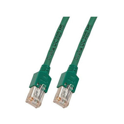 EFB RJ45 Patchkabel Cat.5e SF/UTP LSZH Draka UC300 TM11 grn 0,5m