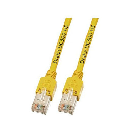 EFB RJ45 Patchkabel Cat.5e SF/UTP LSZH Draka UC300 TM11 gelb 0,5m
