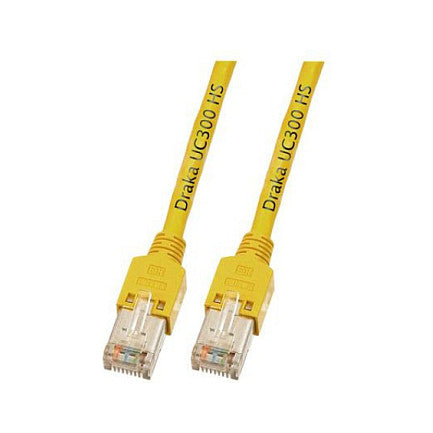 EFB RJ45 Patchkabel Cat.5e SF/UTP LSZH Draka UC300 TM11 gelb 1m