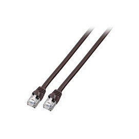 EFB RJ45 Patchkabel S/FTP, Cat.6, PVC, kurze Tlle, UL, 1m, schwarz