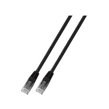 EFB RJ45 Patchkabel Cat.6 U/UTP PVC CCA schwarz 2m