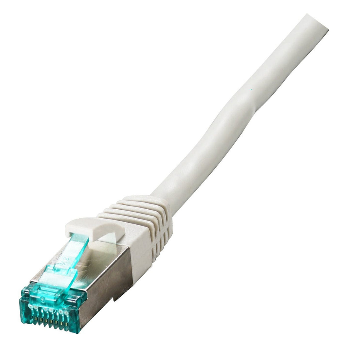 EFB RJ45 Patchkabel Cat.6A S/FTP LSZH 1x90 grau 0,5m
