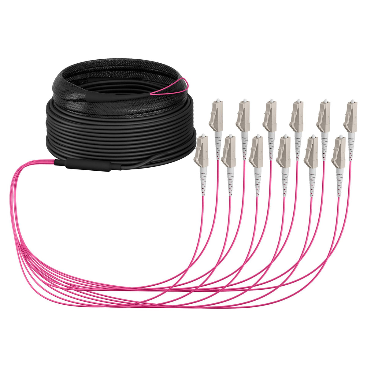 EFB Trunkkabel U-DQ(ZN)BH OM4 12G (1x12) LC-LC 10m Dca LSZH