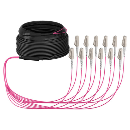 EFB Trunkkabel U-DQ(ZN)BH OM4 12G (1x12) LC-LC 10m Dca LSZH