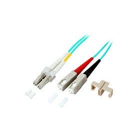 EFB Duplex Patchkabel LC-SC OM3 5m LSZH 2mm aqua