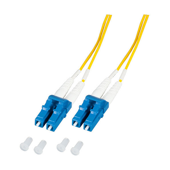 EFB Duplex Patchkabel LC-LC OS2 G652D 0,5m LSZH 1,2mm gelb