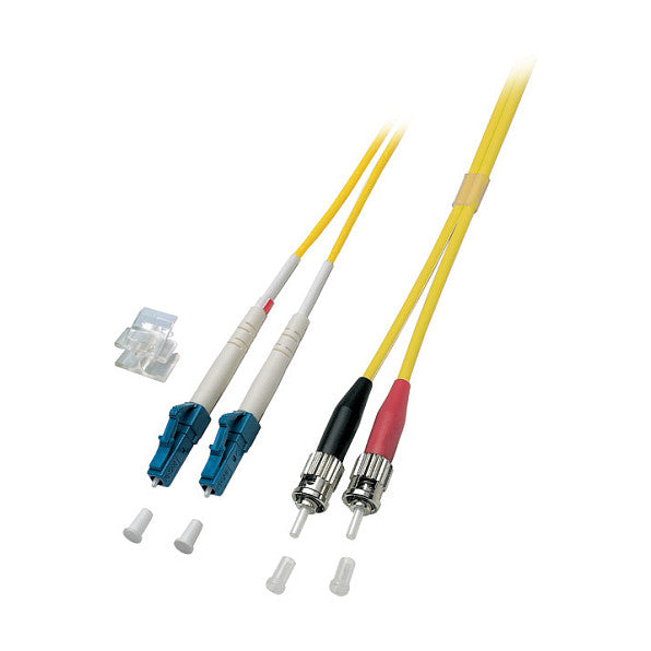 EFB Duplex Patchkabel LC-ST OS2 G652D 2m LSZH 2mm gelb