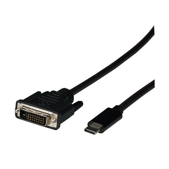 EFB USB Typ C - DVI-D Kabel, USB Typ-C Stecker - DVI-D Stecker, 1080P, 2m