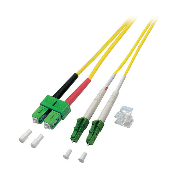 EFB Duplex Patchkabel LC/APC-SC/APC OS2 G652D 5m LSZH 2mm gelb
