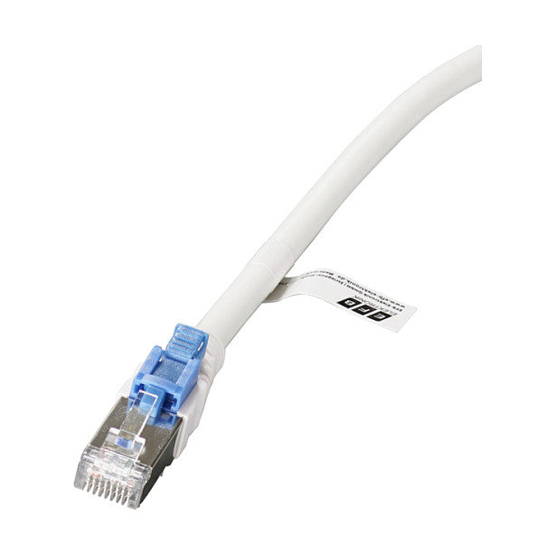 EFB RJ45 Patchkabel Cat.6A S/FTP LSZH BC AWG26 abschliebar wei 1m