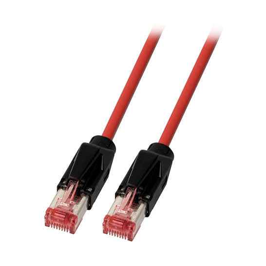 EFB RJ45 Patchkabel Cat.6A S/FTP PUR Draka UC900 TM21 rot 1m