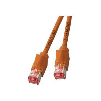 EFB RJ45 Patchkabel Cat.6A S/FTP LSZH Draka UC900 TM21 orange 3m