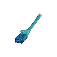 EFB RJ45 Patchkabel Cat.6A U/UTP LSZH Premium 500MHz grn 0,5m