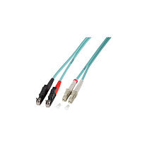 EFB R&M Duplex Patchkabel E2000-LC OM4 2m LSZH 2mm erikaviolett Grade Bm