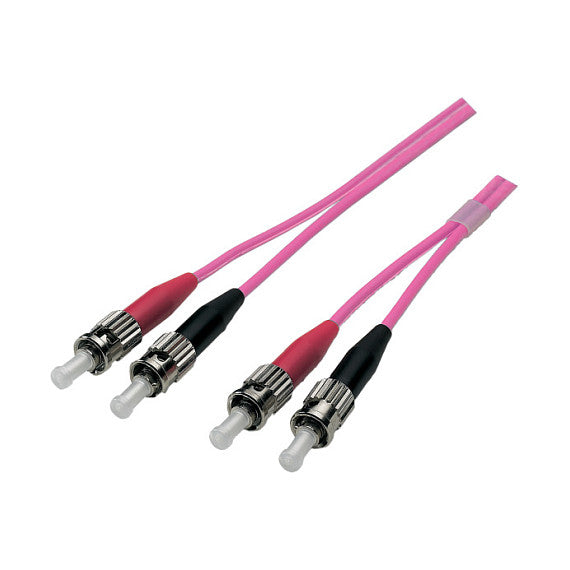 EFB Duplex Patchkabel ST-ST OM4 5m LSZH 3mm erikaviolett