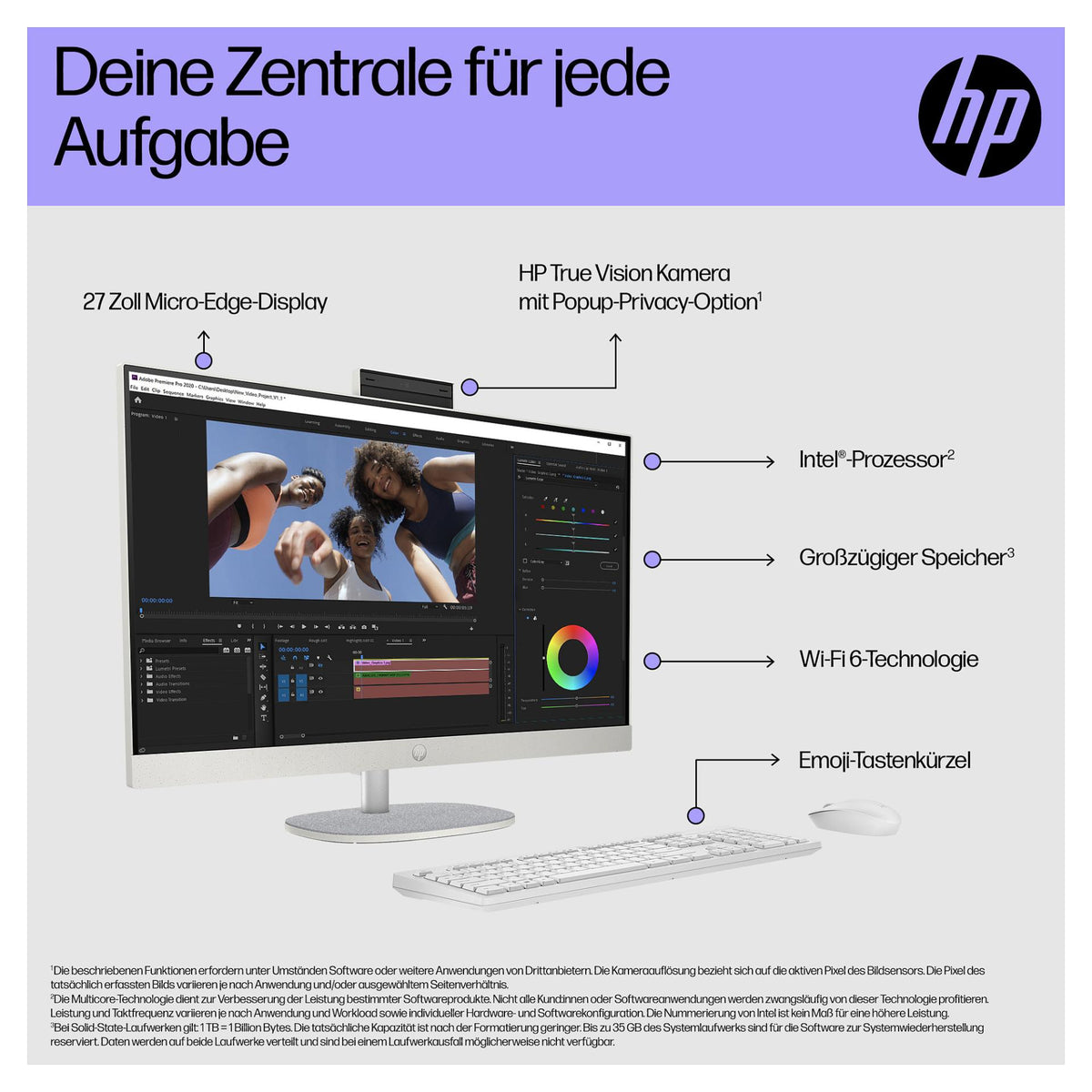 AIO HP 27-cr0107ng 27 i3-1315U/8GB/512SSD/FreeDOS