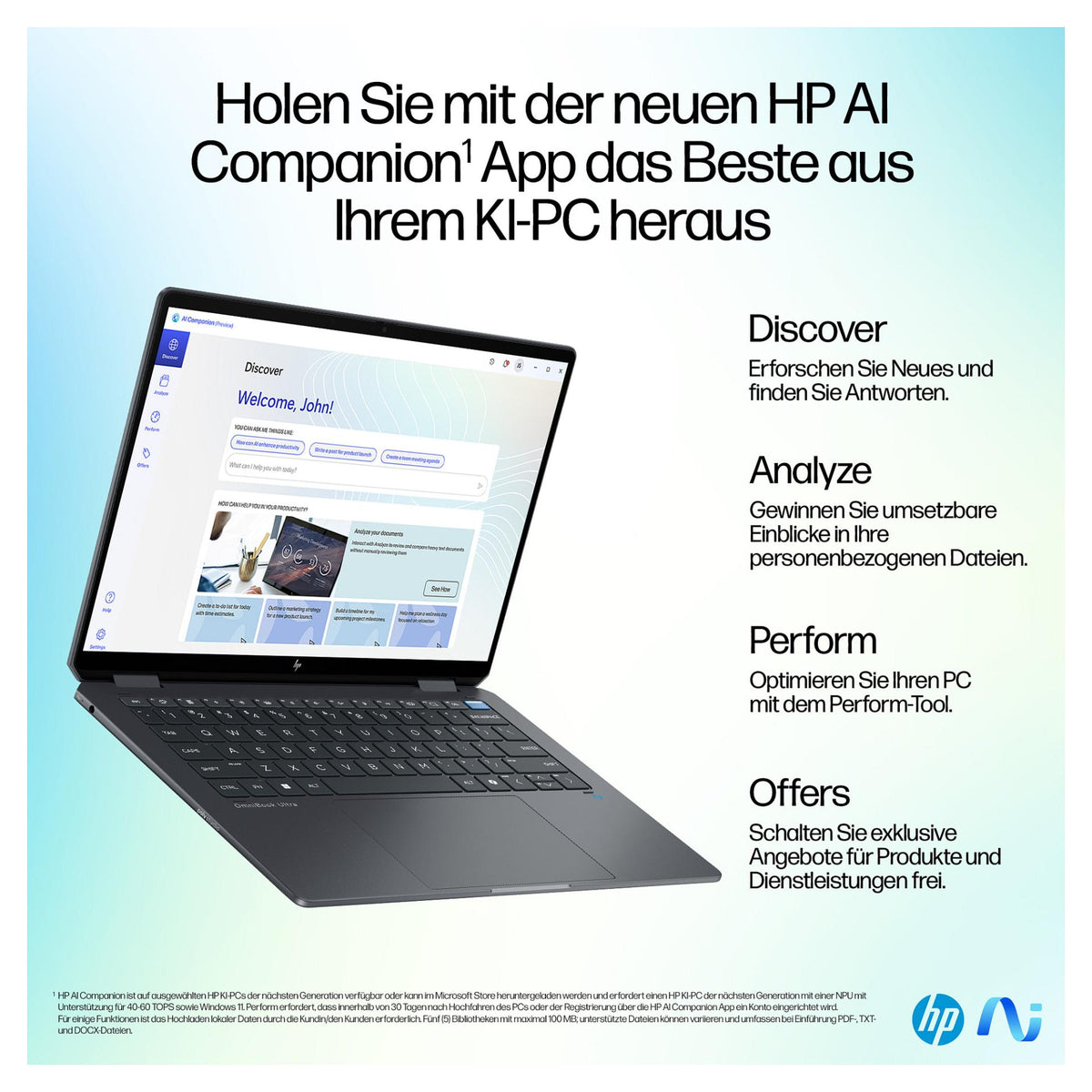 HP OmniBook Ultra Flip 14-fh0170ng CU7 256V/16GB/512SSD/W11 Home Touch