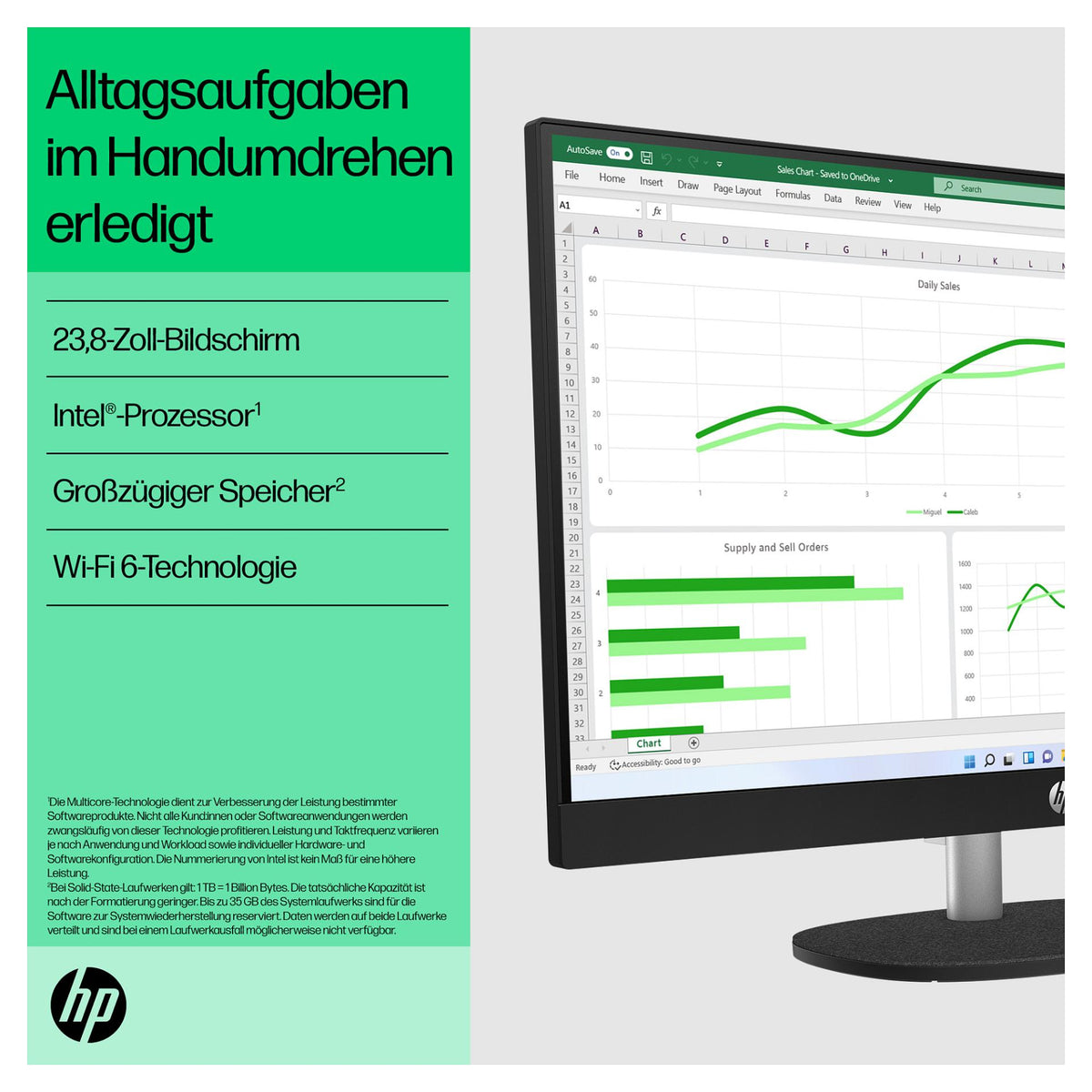 AIO HP All-in-One PC 24-cr0103ng i5-1335U/16GB/512SSD/W11 Home