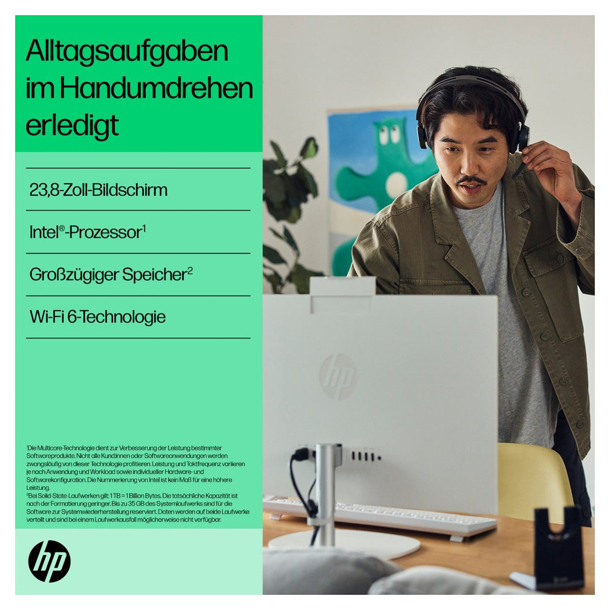 AIO HP All-in-One PC 24-cr0103ng i5-1335U/16GB/512SSD/W11 Home