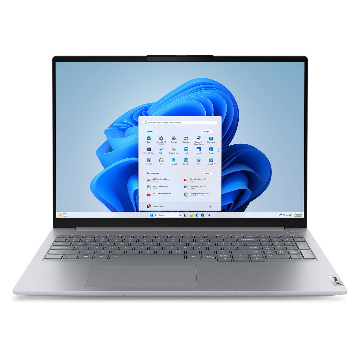 Lenovo ThinkBook16 G8 CU9 185H/16GB/512SSD/W11 Pro Arctic Grey TopSeller