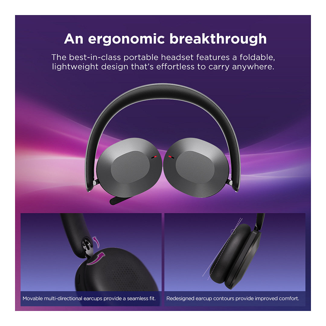 Lenovo Dual-Mode Wireless ANC Foldable Headset 8550 Aura Edition USB-C Teams