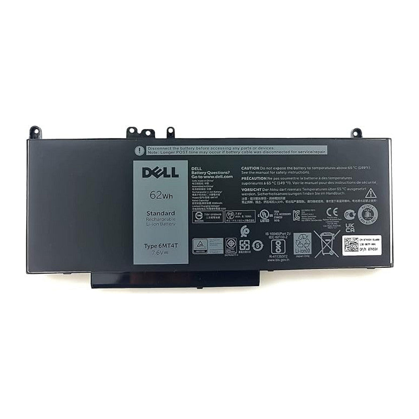 Dell Laptop Battery - 48Wh - Li-Pol - 7.4V 6460mAh Black