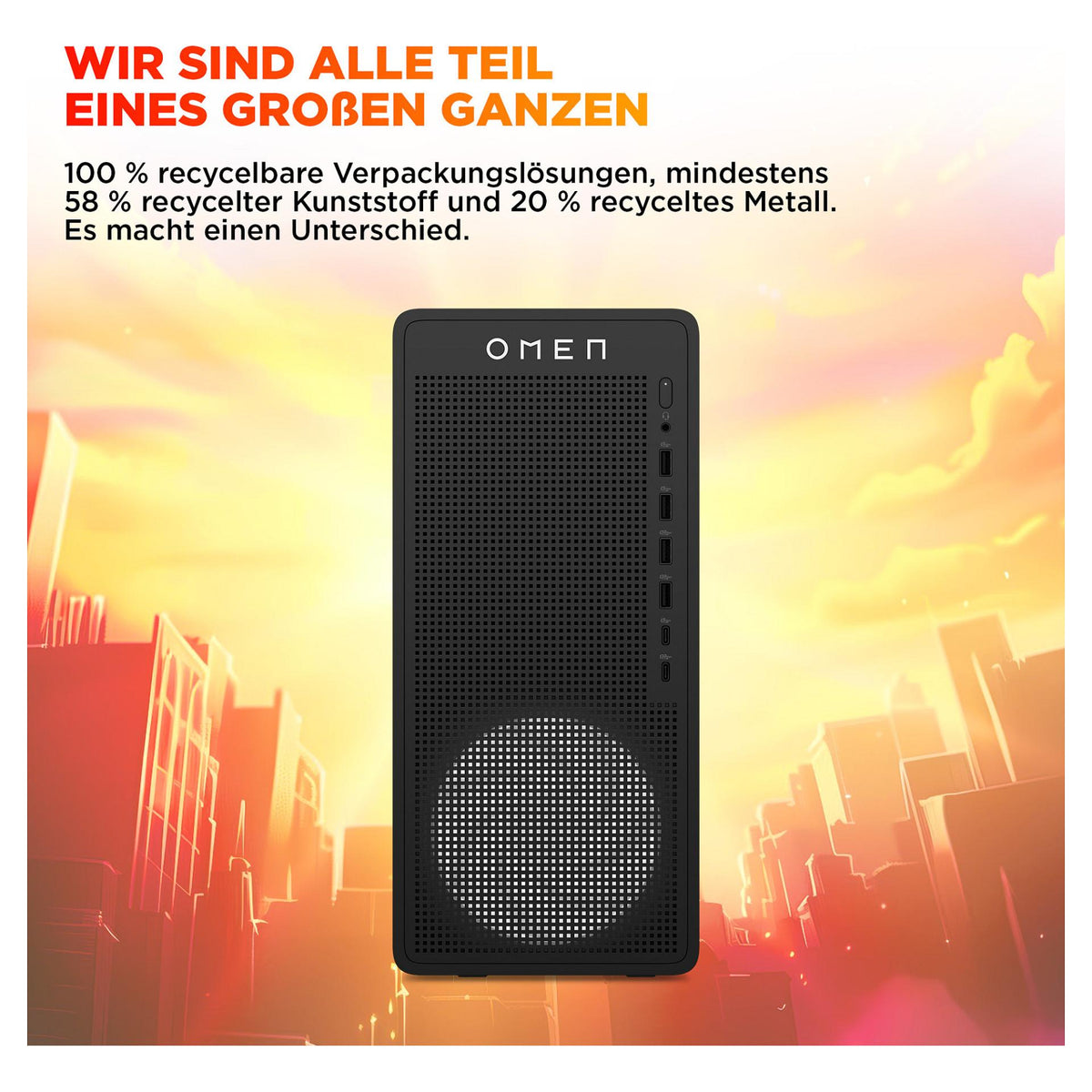 HP OMEN TG03-0177ng RYZ7 8700F/32GB/1TBSSD/RTX5060Ti/W11 Home