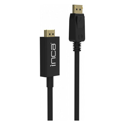 INCA DisplayPort zu HDMI,Kabellä.1,8 m,10,2 Gbit/s (max.)
