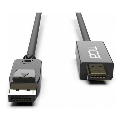INCA DisplayPort zu HDMI,Kabellä.1,8 m,10,2 Gbit/s (max.)